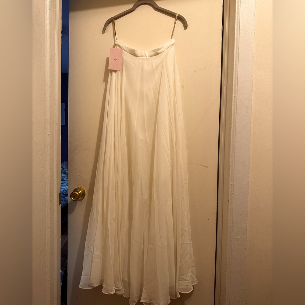BHLDN - Jenny Yoo Hampton Skirt (white/ivory)